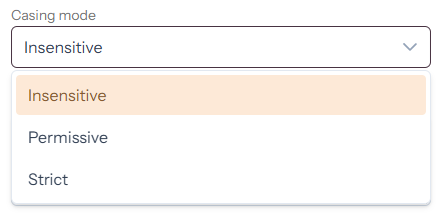A white and orange rectangular object